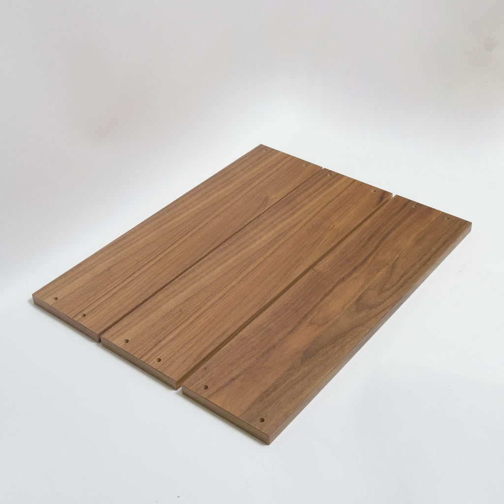 refurbished | String Pocket shelf, walnut/black
