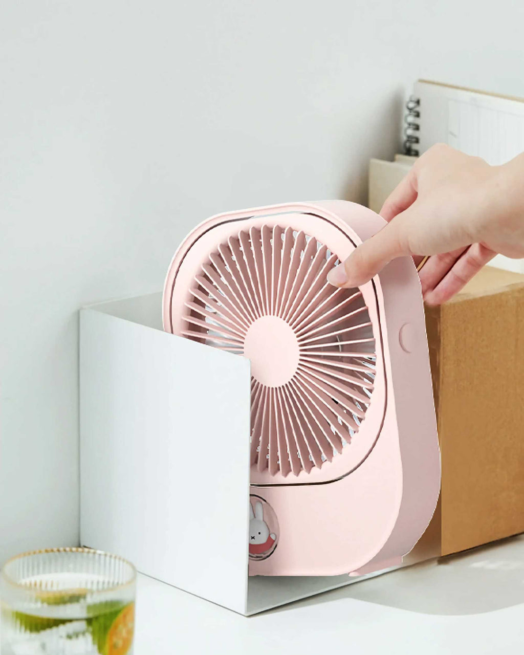 Dick Bruna's Miffy Ultra Quiet Desk Fan , Green