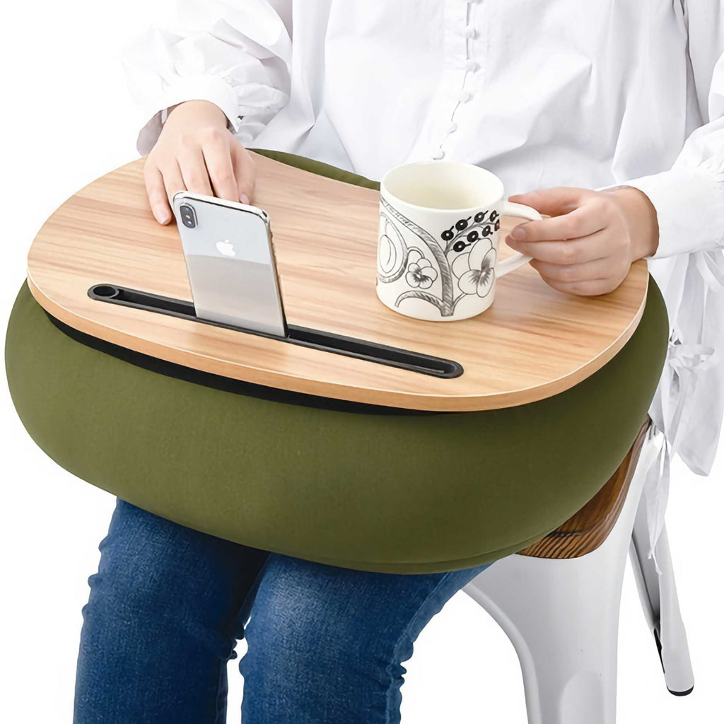 refurbished | Relax Fit cushion table, moss green