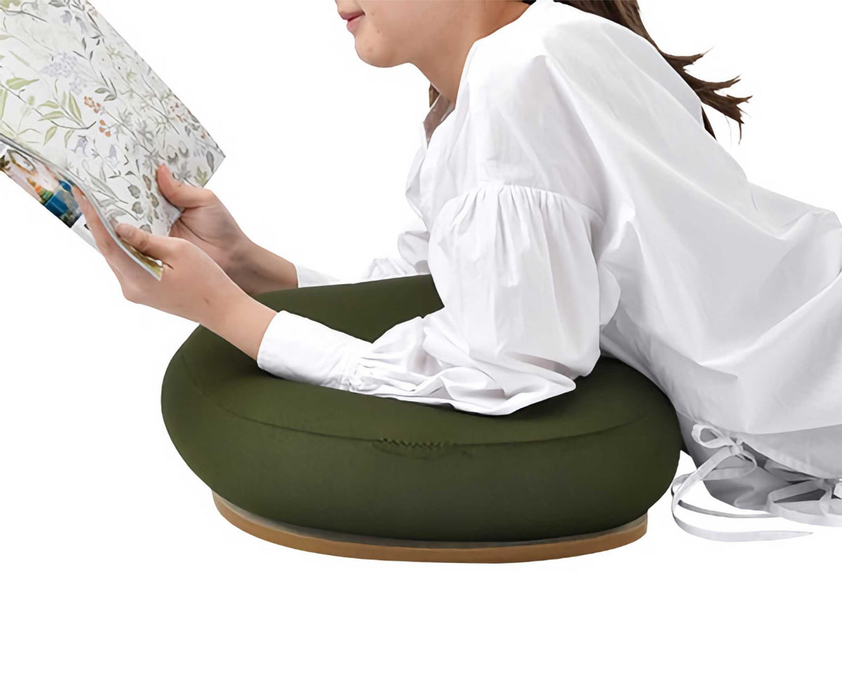 refurbished | Relax Fit cushion table, moss green